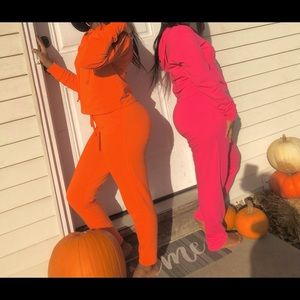 Cotton Hoodie Jogger 2 piece Set